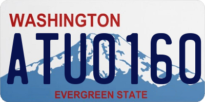 WA license plate ATU0160