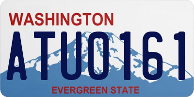 WA license plate ATU0161