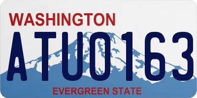WA license plate ATU0163