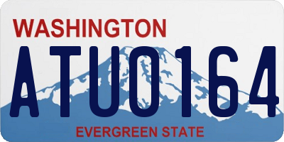 WA license plate ATU0164