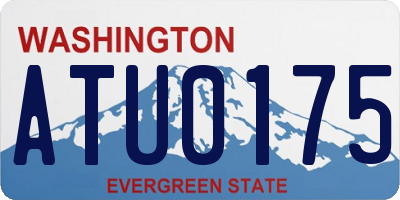 WA license plate ATU0175
