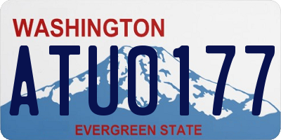 WA license plate ATU0177