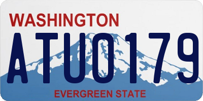WA license plate ATU0179
