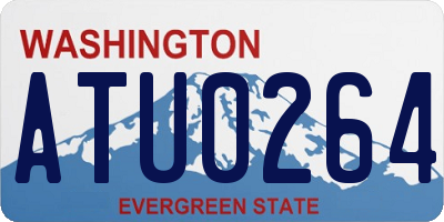 WA license plate ATU0264