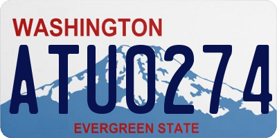 WA license plate ATU0274