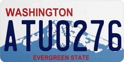 WA license plate ATU0276