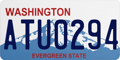 WA license plate ATU0294