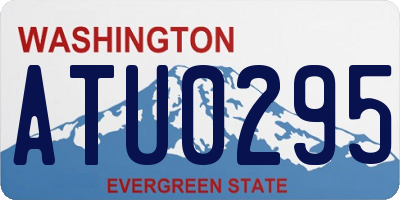 WA license plate ATU0295