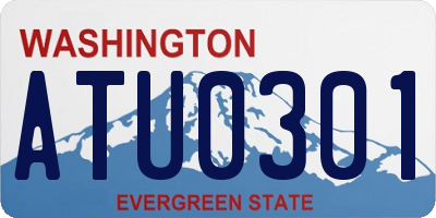 WA license plate ATU0301