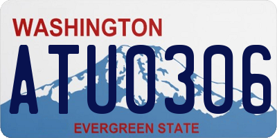 WA license plate ATU0306