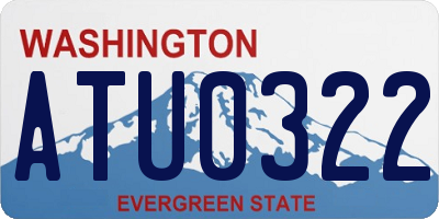 WA license plate ATU0322