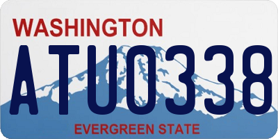 WA license plate ATU0338