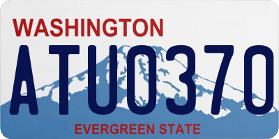 WA license plate ATU0370
