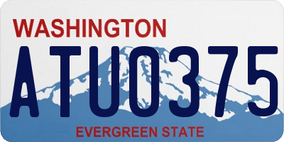 WA license plate ATU0375