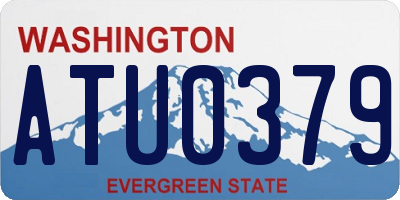 WA license plate ATU0379