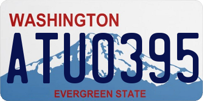 WA license plate ATU0395
