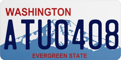 WA license plate ATU0408