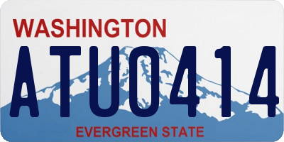 WA license plate ATU0414