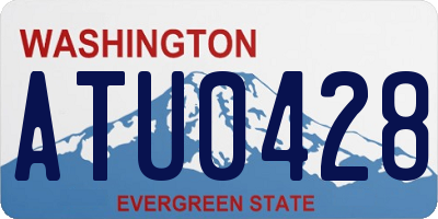 WA license plate ATU0428