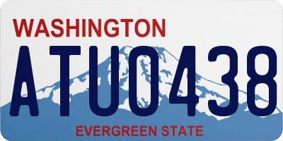 WA license plate ATU0438