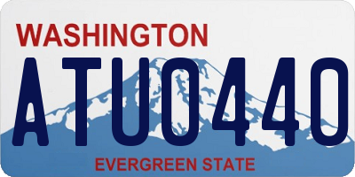 WA license plate ATU0440