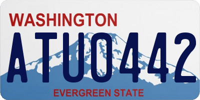 WA license plate ATU0442