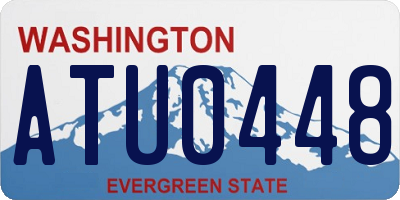 WA license plate ATU0448