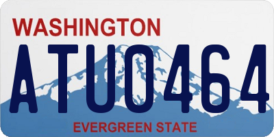 WA license plate ATU0464