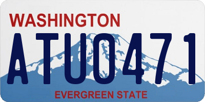 WA license plate ATU0471
