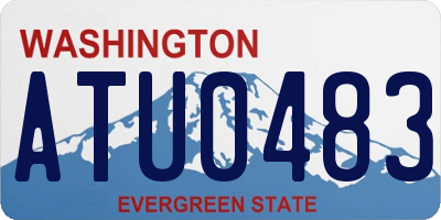 WA license plate ATU0483