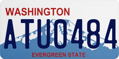 WA license plate ATU0484