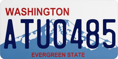 WA license plate ATU0485