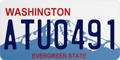 WA license plate ATU0491