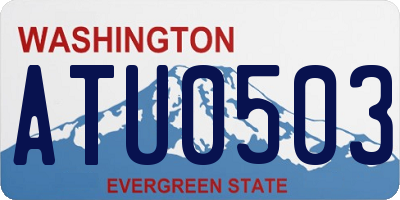 WA license plate ATU0503