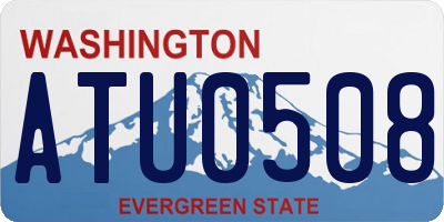 WA license plate ATU0508