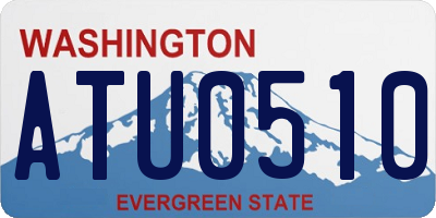 WA license plate ATU0510