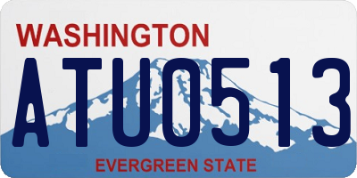 WA license plate ATU0513
