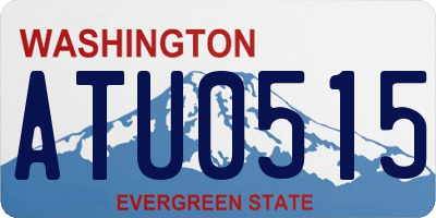 WA license plate ATU0515