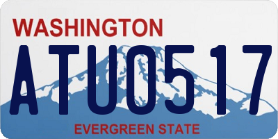 WA license plate ATU0517