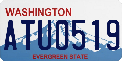 WA license plate ATU0519