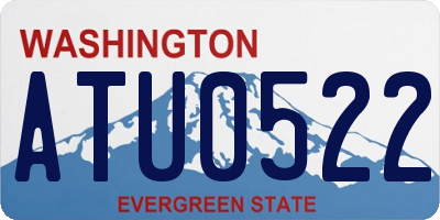 WA license plate ATU0522