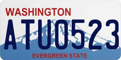 WA license plate ATU0523