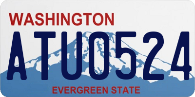 WA license plate ATU0524