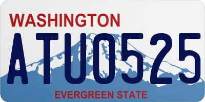 WA license plate ATU0525