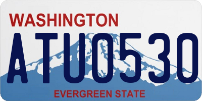 WA license plate ATU0530