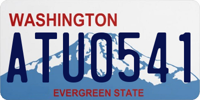 WA license plate ATU0541