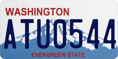 WA license plate ATU0544