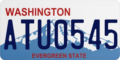 WA license plate ATU0545