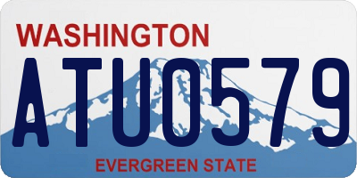 WA license plate ATU0579