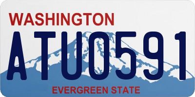 WA license plate ATU0591